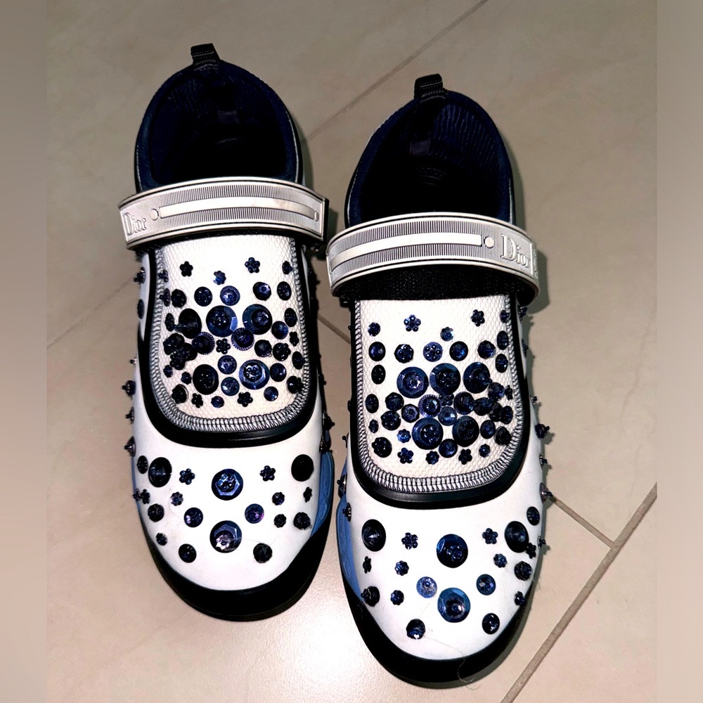 Christian Dior crystal fusion sneakers